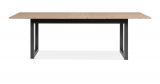 Esstisch Malta in Artisan Eiche und Anthrazit im Industrial Look 200 / 240 x 90 cm ausziehbar