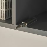 Wohnwand Piano in Thermo Eiche und grau Wohnkombination 4-teilig 380 x 200 cm