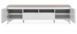 TV-Lowboard Visby in wei und Sandstein TV Unterteil 177 cm