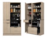 Parisot Buffet Fumay11 in Eiche und Beton grau Kche Buffetschrank 100 x 186 cm