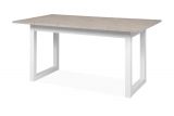 Esstisch Visby in wei und Sandstein Kchentisch ausziehbar 160 / 200 x 90 cm