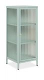 Metall Kommode Maram in mintgrn Vitrine 40 x 102 cm