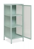 Metall Kommode Maram in mintgrn Vitrine 40 x 102 cm