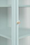 Metall Kommode Maram in mintgrn Vitrine 80 x 102 cm