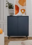 Kommode Barina in blau Wohn- und Esszimmer Sideboard 80 x 90 cm