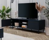 TV-Lowboard Barina in blau TV Unterteil 160 x 50 cm