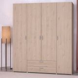 Kleiderschrank Enjour in Jackson Eiche Drehtrenschrank 4-trig 160 x 185 cm
