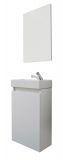 Badmbel komplett Set Champ in wei inkl. Waschbecken und Spiegel Breite 40 cm