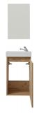 Badmbel komplett Set Champ in Artisan Eiche inkl. Waschbecken und Spiegel Breite 40 cm