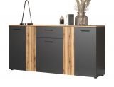 Sideboard Esteban in grau und Evoke Eiche Kommode 181 cm