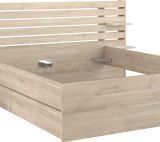 Parisot Schlafzimmer komplett Set Escale26 in Eiche japanisch Bett 160 x 200 cm