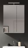 Badezimmer Spiegelschrank Larik in wei 2-trig 60 x 77