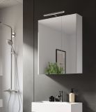 Badezimmer Spiegelschrank Larik in wei 2-trig 60 x 77