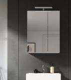 Badezimmer Spiegelschrank Larik in wei 2-trig 60 x 77