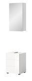 Badmbel Set 2-teilig Larik in wei Hochglanz Badkombination 38 x 190 cm