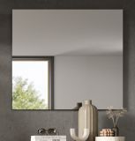 Garderobenspiegel Cooper in grau Wandspiegel 80 cm