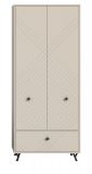 Schuhschrank Apunti in Sand matt Mehrzweckschrank 80 x 190 cm