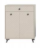 Schuhschrank Apunti in Sand matt Kommode 80 x 100 cm