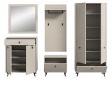 Garderobe Set 5-teilig Apunti in Sand matt Garderobenkombination 250 cm