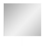 Garderobenspiegel Rumba in Rauchsilber grau Wandspiegel 80 x 70 cm