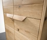 Badezimmer Hochschrank Celia in Evoke Eiche Badschrank mit Soft-Close 64 x 189 cm