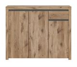 Kommode Legano in Nox Eiche Sideboard 131 x 105 cm