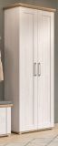 Garderobenschrank Mirano in wei Lrche und Eiche Artisan Landhaus Flurgarderobe 80 x 196 cm