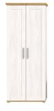 Garderobenschrank Mirano in wei Lrche und Eiche Artisan Landhaus Flurgarderobe 80 x 196 cm