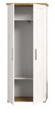 Garderobenschrank Mirano in wei Lrche und Eiche Artisan Landhaus Flurgarderobe 80 x 196 cm