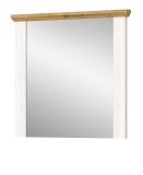 Garderobenspiegel Mirano in wei Lrche und Eiche Artisan Landhaus Spiegel 82 cm