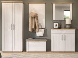 Garderobe Set 5-teilig Mirano in wei Lrche und Eiche Artisan Landhaus Garderobenkombination 285 cm