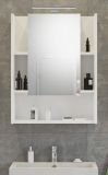 Badezimmer Spiegelschrank Valery in wei Badschrank 1-trig 60 cm