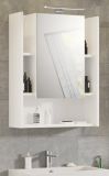 Badezimmer Spiegelschrank Valery in wei Badschrank 1-trig 60 cm