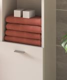 Badmbel Set 4-teilig Lowell in wei Badkombination hngend / stehend 137 x 186 cm