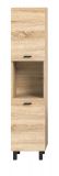 Badezimmer Midischrank Lowell in Sonoma Eiche Badschrank hngend / stehend 30 x 125 cm