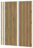 Akustikpaneel 2er-Set Easy in Eiche Artisan 2x Wandpaneel je 40 x 120 cm
