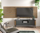 Akustikpaneel 2er-Set Easy in Eiche Artisan 2x Wandpaneel je 40 x 120 cm