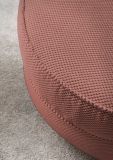Drehsessel Comfy in terracotta Web-Velours Sessel 360 drehbar inklusive Kissen