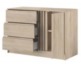 Parisot Kommode Escale5 in Eiche japanisch Sideboard 110 cm