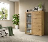 Highboard Dante in Artisan Eiche Anrichte 90 x 115 cm