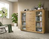 Kommode Dante in Artisan Eiche Sideboard 135 x 115 cm