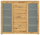 Kommode Dante in Artisan Eiche Sideboard 135 x 115 cm