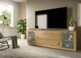 TV-Lowboard Dante in Artisan Eiche TV Unterschrank 180 cm, mit Komforthhe