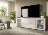 TV-Lowboard Dante in wei TV Unterteil in Komforthhe 180 cm