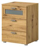 Nachttisch Dante in Artisan Eiche Nachtkommode in Komforthhe 45 x 60 cm