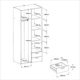 Parisot Kinder- und Jugendzimmer Releave in wei Komplett-Set 2-teilig