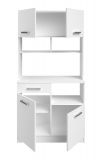 Parisot Kchenschrank Set 3-tlg. Venti4 in wei Kche Buffet, Mehrzweckschrank und Kchenhochschrank