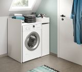 Waschmaschinenumbau Set Flexy in wei 2-teilig berbauschrank und Anstellregal