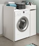 Waschmaschinenumbau Set Flexy in wei 2-teilig berbauschrank und Anstellregal