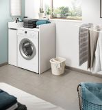 Waschmaschinenumbau Set Flexy in wei 2-teilig berbauschrank und Anstellregal